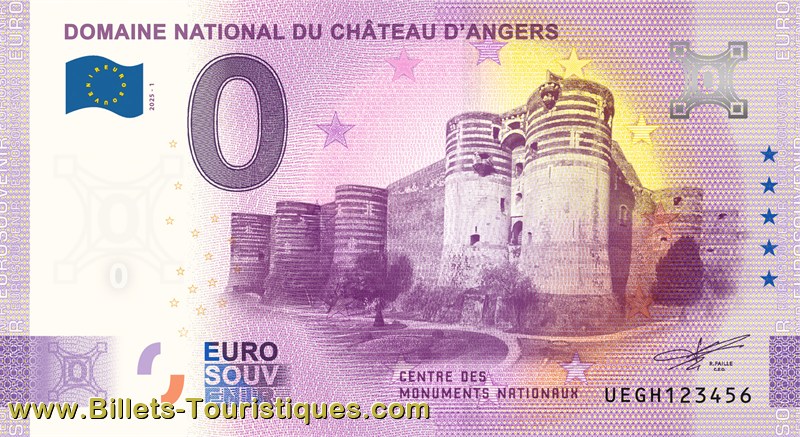 DOMAINE NATIONAL DU CHÂTEAU D'ANGERS 2025-1 - Billets Touristiques