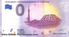 Cliquer pour voir la fiche AMAC 2019-1 MONUMENT TSITSERNAKABERD YEREVAN
