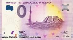 Cliquer pour voir la fiche AMAC 2019-1 MONUMENT TSITSERNAKABERD YEREVAN